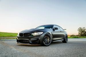 BMW M4 GTS Matte Black on Vorsteiner Wheels (V-FF 107) 2017 года